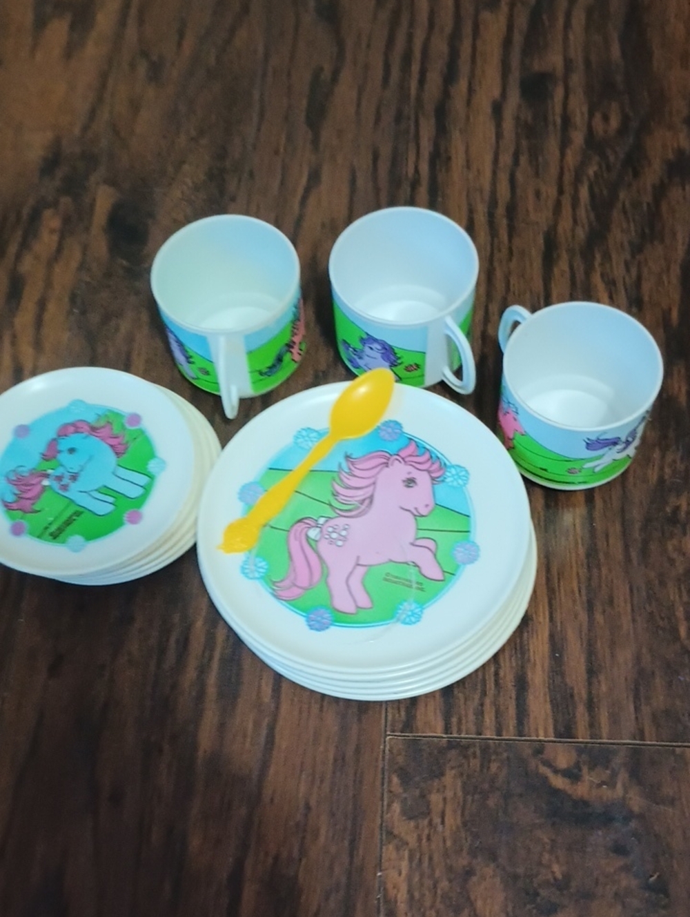 Pink Pony Party Plate and Cup Set - Unbranded